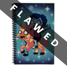 Load image into Gallery viewer, FLAWED Zomboy Unicorn Notebook

