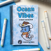 Load image into Gallery viewer, Ocean Vibes Coloring Book
