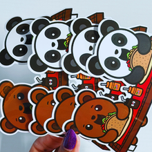 Load image into Gallery viewer, Jumbo Taco Bears Sticker

