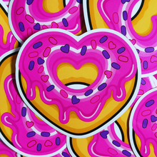 Load image into Gallery viewer, Doughnut Heart V2 Sticker
