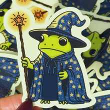 Load image into Gallery viewer, GLOW in the dark Wizard Frog
