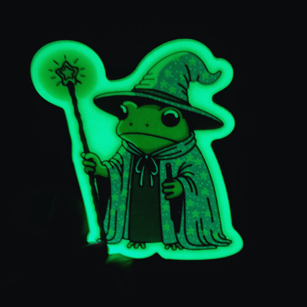 GLOW in the dark Wizard Frog