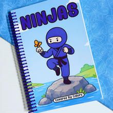 Load image into Gallery viewer, Ninjas Coloring Book
