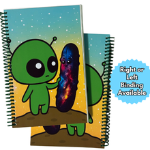Load image into Gallery viewer, Alien Pickle Notebook

