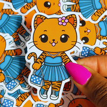 Load image into Gallery viewer, Tiger Cat Sticker
