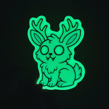 Load image into Gallery viewer, GLOW in the dark Zombie Jackalope
