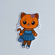 Load image into Gallery viewer, Tiger Cat Sticker
