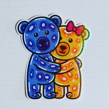 Load image into Gallery viewer, Glitter Jelly Bear Snuggles
