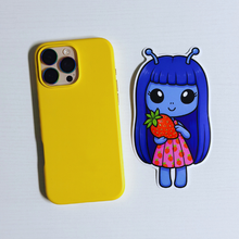 Load image into Gallery viewer, Jumbo Strawberry Alien Cutie Sticker
