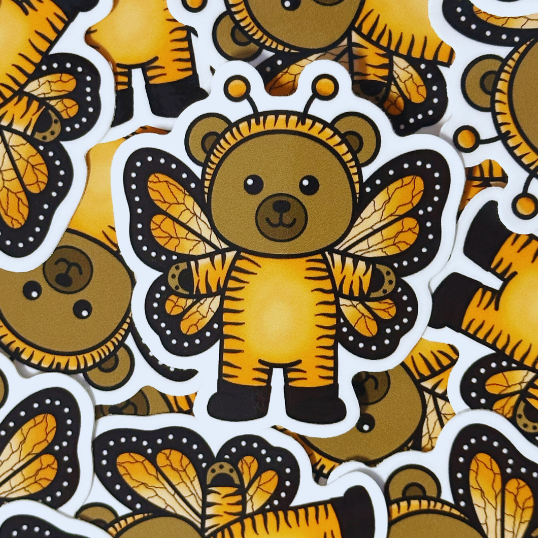 Butterfly Tiger Teddy Bear