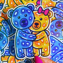 Load image into Gallery viewer, Glitter Jelly Bear Snuggles
