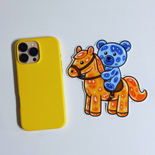 Load image into Gallery viewer, Jumbo Horseriding Jelly Teddy Bear
