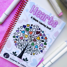 Load image into Gallery viewer, Hearts Coloring Book
