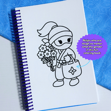 Load image into Gallery viewer, Ninjas Coloring Book
