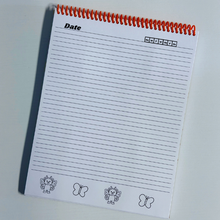Load image into Gallery viewer, Butterfly Bear Notebook
