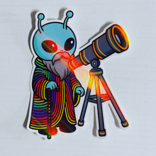 Load image into Gallery viewer, Holographic Alien Prophet Sticker

