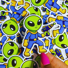 Load image into Gallery viewer, Alien Space Ranger Sticker
