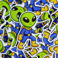 Load image into Gallery viewer, Alien Space Ranger Sticker
