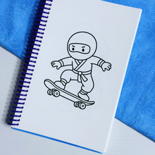 Load image into Gallery viewer, Ninjas Coloring Book
