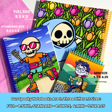 Load image into Gallery viewer, Standard Spooky Spring Notebooks - 8.5 x 5.5
