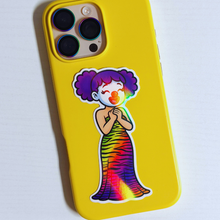 Load image into Gallery viewer, Holographic Clown Bae Sticker
