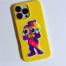 Load image into Gallery viewer, Holographic Wowza Clown Sticker
