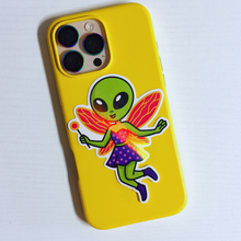 Load image into Gallery viewer, Holographic Fairy Alien Sticker
