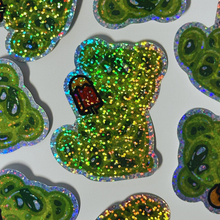 Load image into Gallery viewer, Glitter Teddy Bear Popsicle
