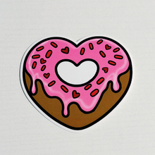 Load image into Gallery viewer, Doughnut Heart Sticker
