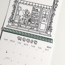 Load image into Gallery viewer, Mystical Shoppes 2027 Coloring Calendar - Subs
