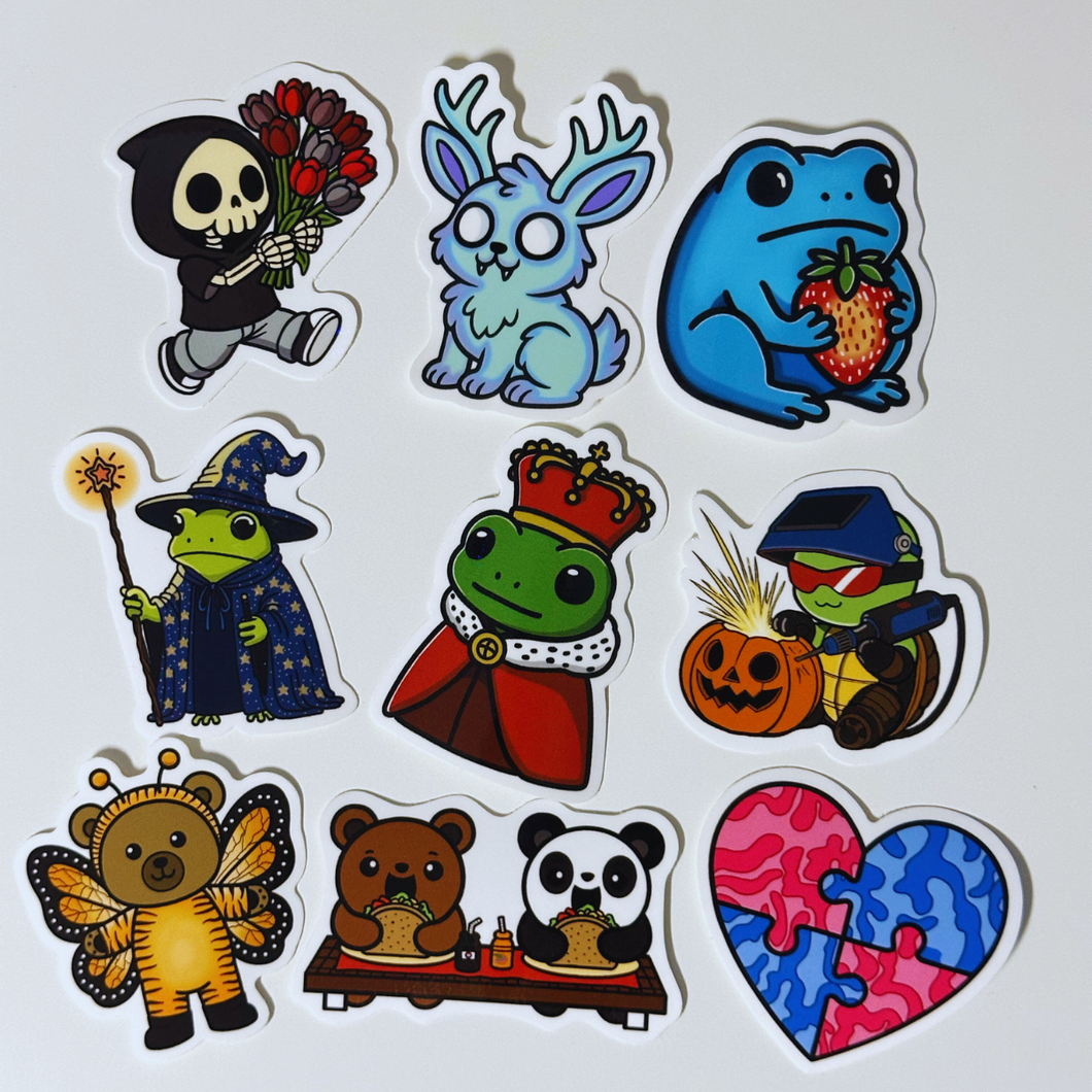 3 Sticker Mix & Match Pack