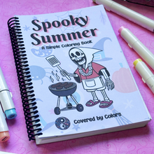 Load image into Gallery viewer, Spooky Summer Coloring Book
