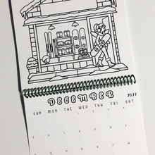 Load image into Gallery viewer, Mystical Shoppes 2027 Coloring Calendar - Subs
