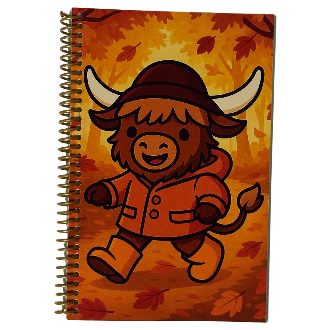 Hyland Cow Notebook