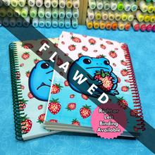 Load image into Gallery viewer, FLAWED Grumpy Frog Notebook
