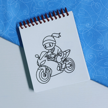 Load image into Gallery viewer, Ninja Mini Coloring Book
