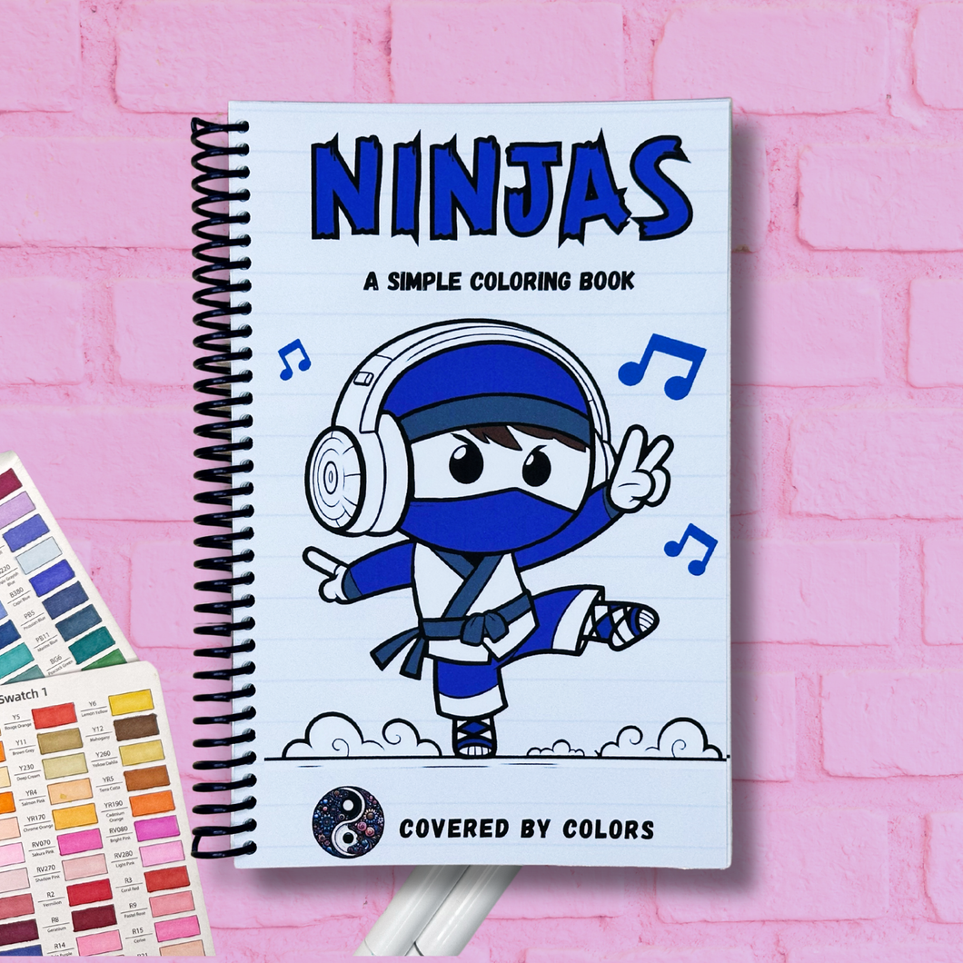 Ninja Coloring Book