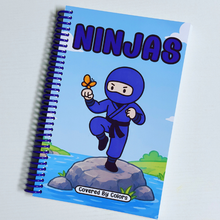 Load image into Gallery viewer, Ninjas Coloring Book
