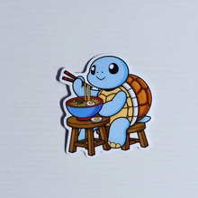 Load image into Gallery viewer, Squirtle Turtle Ramen Sticker
