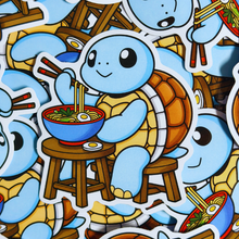 Load image into Gallery viewer, Squirtle Turtle Ramen Sticker
