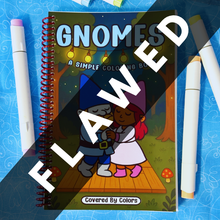 Load image into Gallery viewer, FLAWED Gnomes/Hearts Coloring Book
