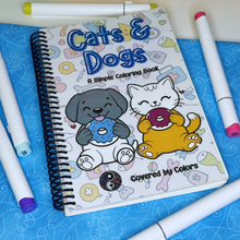 Load image into Gallery viewer, Cats and Dogs Coloring Book
