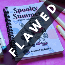 Load image into Gallery viewer, FLAWED Spooky Summer Coloring Book
