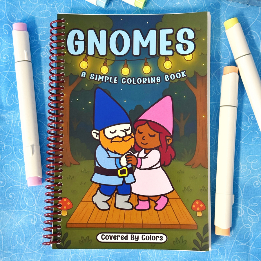 Gnomes Coloring Book