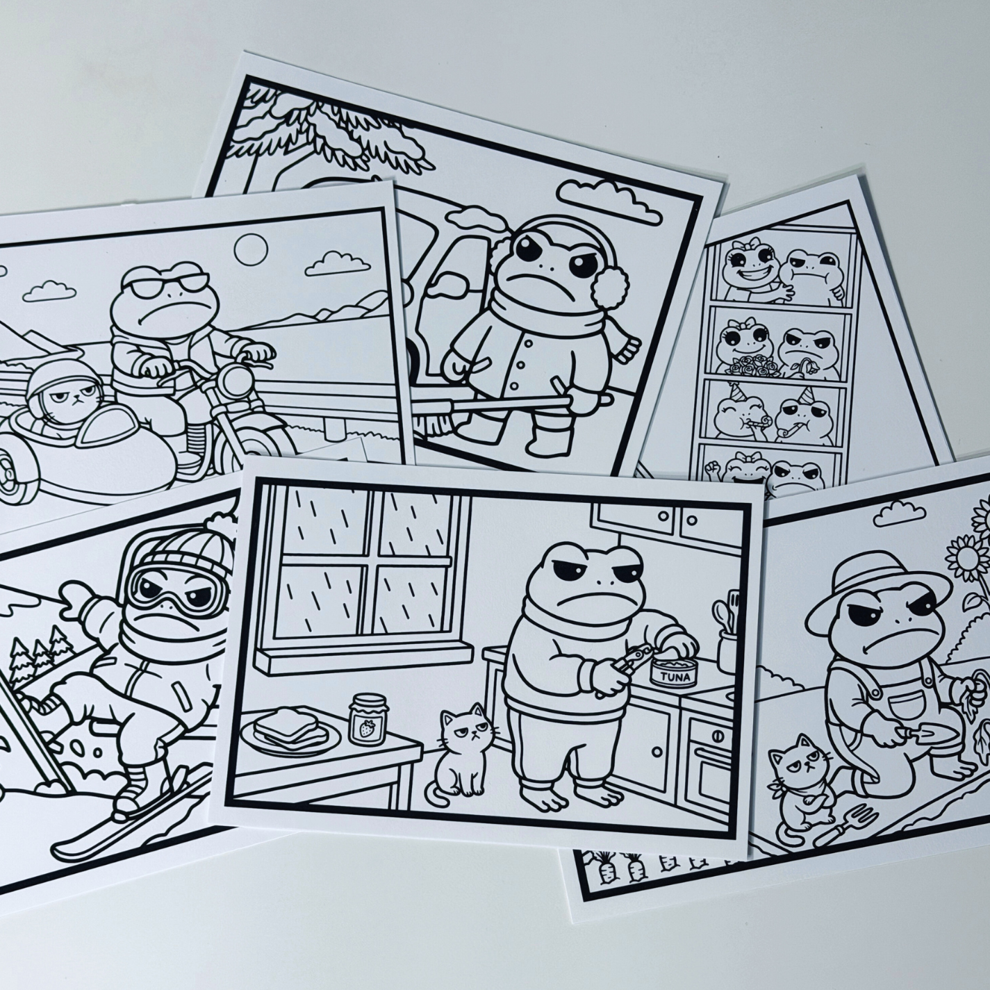 Grumpy Days Postcards – Covered By Colors