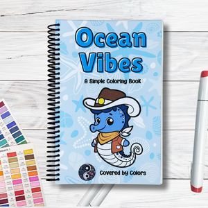 Ocean Vibes Coloring Book