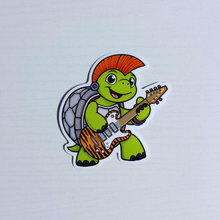 Load image into Gallery viewer, Rockstar Turtle Sticker
