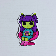 Load image into Gallery viewer, Don't Try Me Alien Sticker
