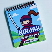 Load image into Gallery viewer, Ninja Mini Coloring Book
