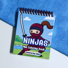 Load image into Gallery viewer, Ninja Mini Coloring Book
